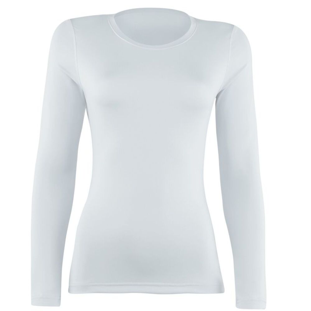Rhino Womens/Ladies Sports Baselayer Long Sleeve (Pack of 2) / White